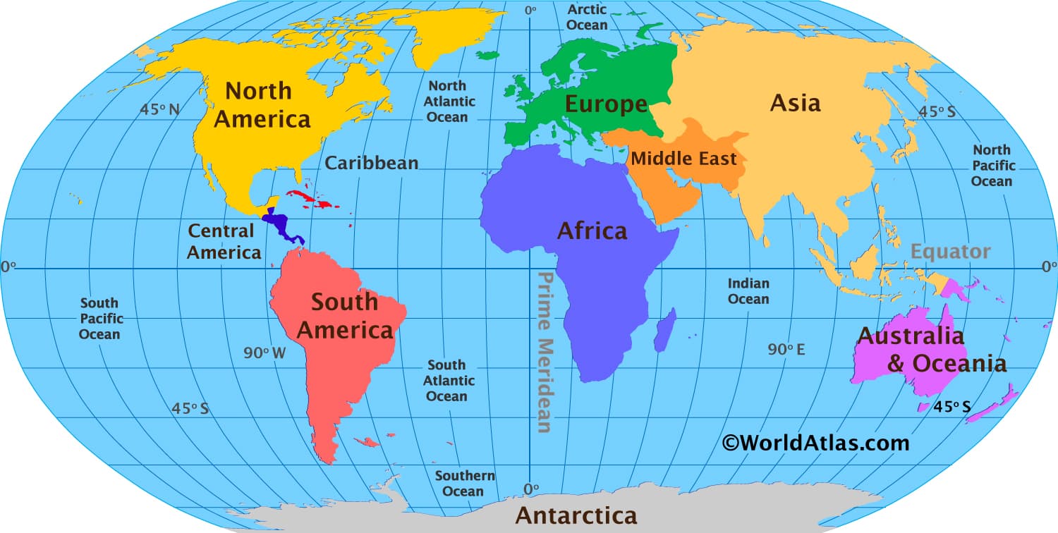Vibrant World Map